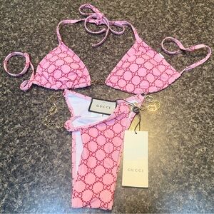 Gucci Pink Bikini Set